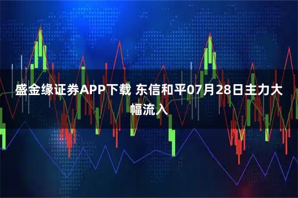 盛金缘证券APP下载 东信和平07月28日主力大幅流入